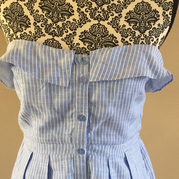 Lush strapless button down dress - Picture 3 of 6